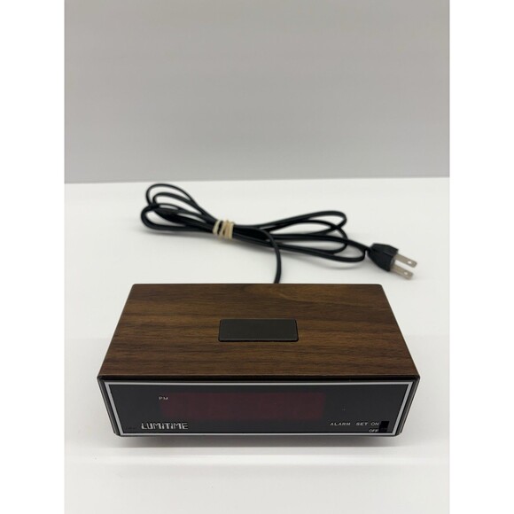 LUMITIME Alarm Clock & Timer Tamura Electric Model SS-3 Japan Faux Wood Tested - Picture 13 of 14